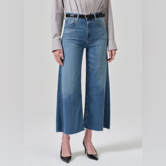 Citizens of Humanity Lyra Wide Leg Crop - Picture 4 of 13